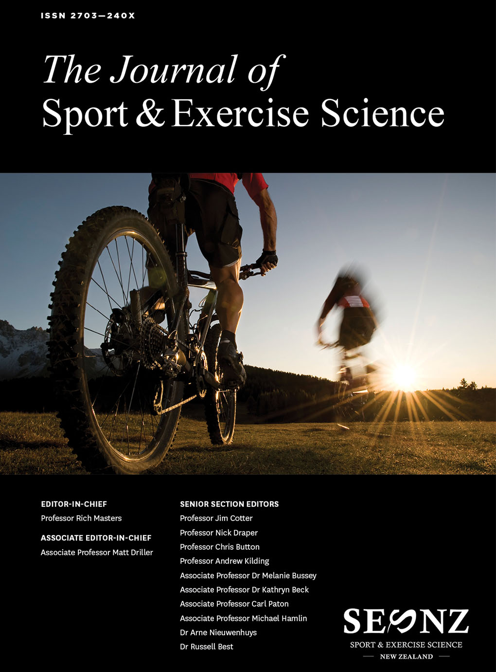 2019 – Volume 3, Issue 1 Proceedings of the 2019 Annual Conference of Sport and Exercise Science New Zealand